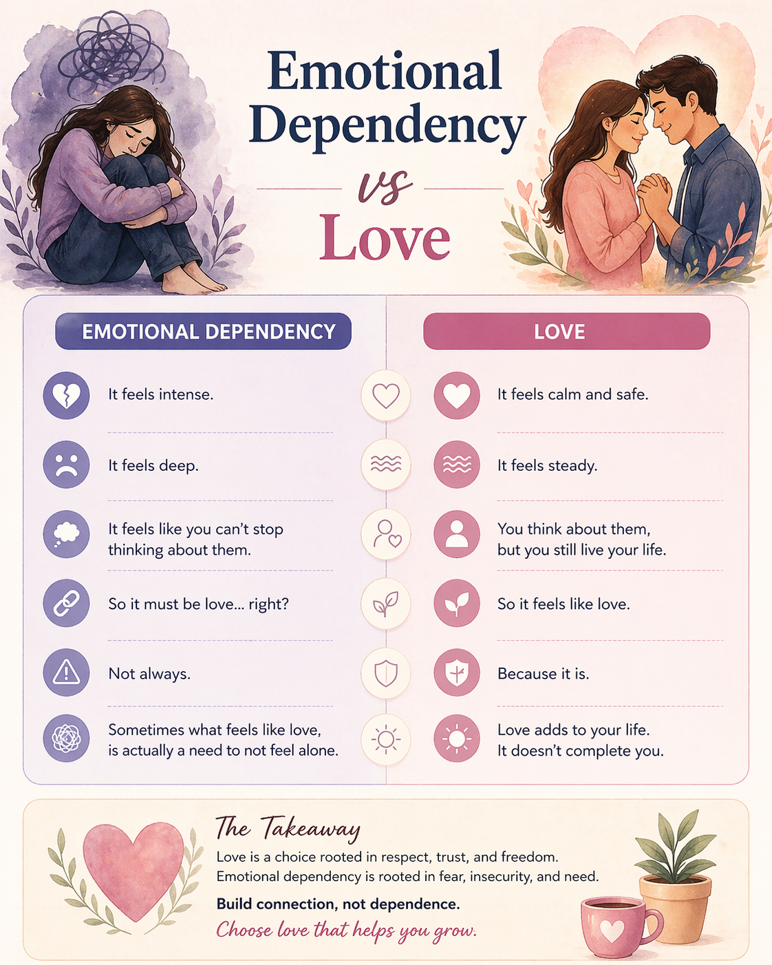 Emotional Dependency vs Love: How to Tell the Difference